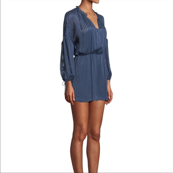 Alice + Olivia Pants - Alice & Olivia Callan Ruffled Collar Romper